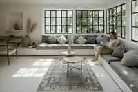 Grijs vintage vloerkleed - G124 - Lavinta