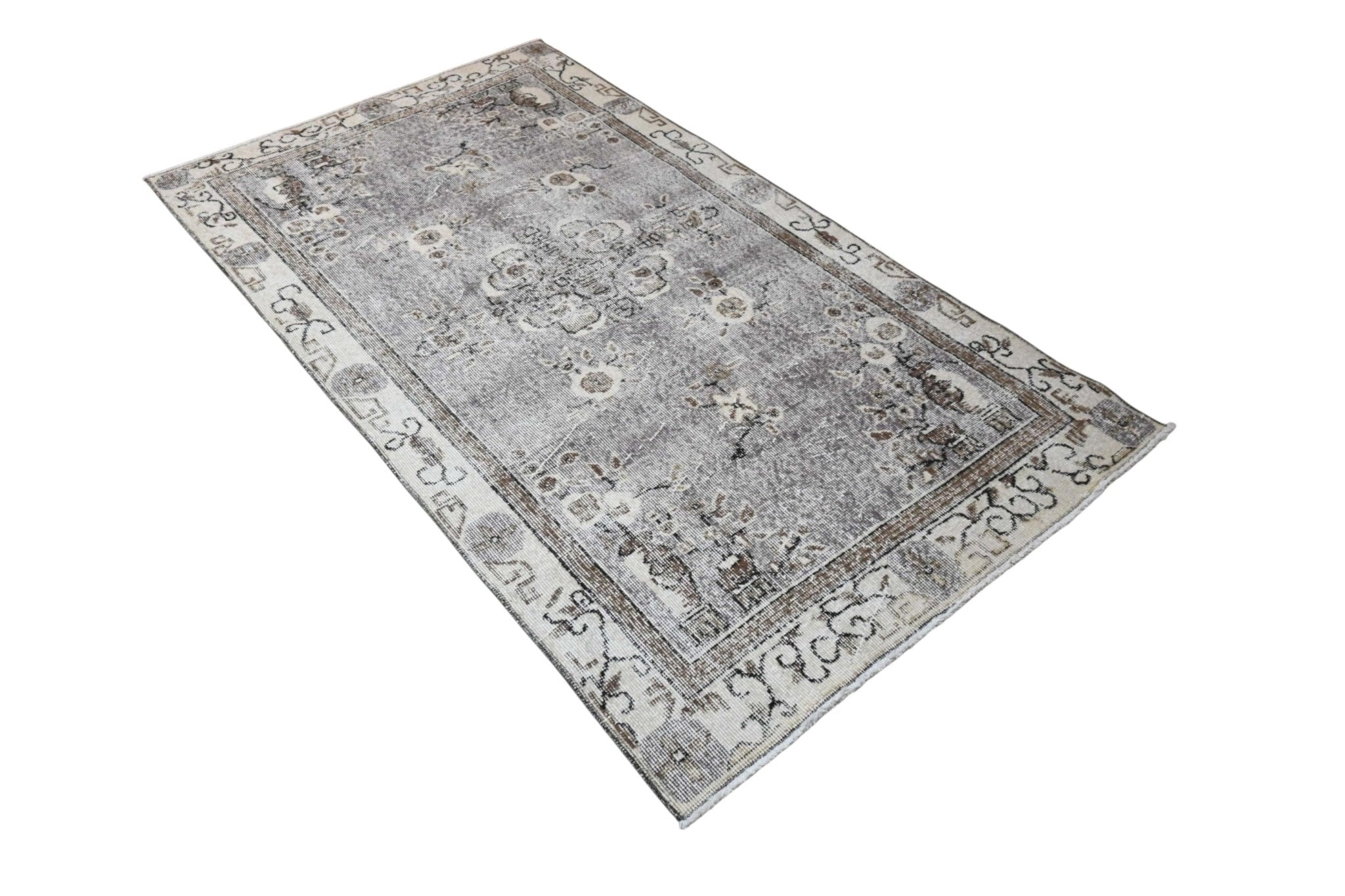 Grijs vintage vloerkleed - G124 - Lavinta