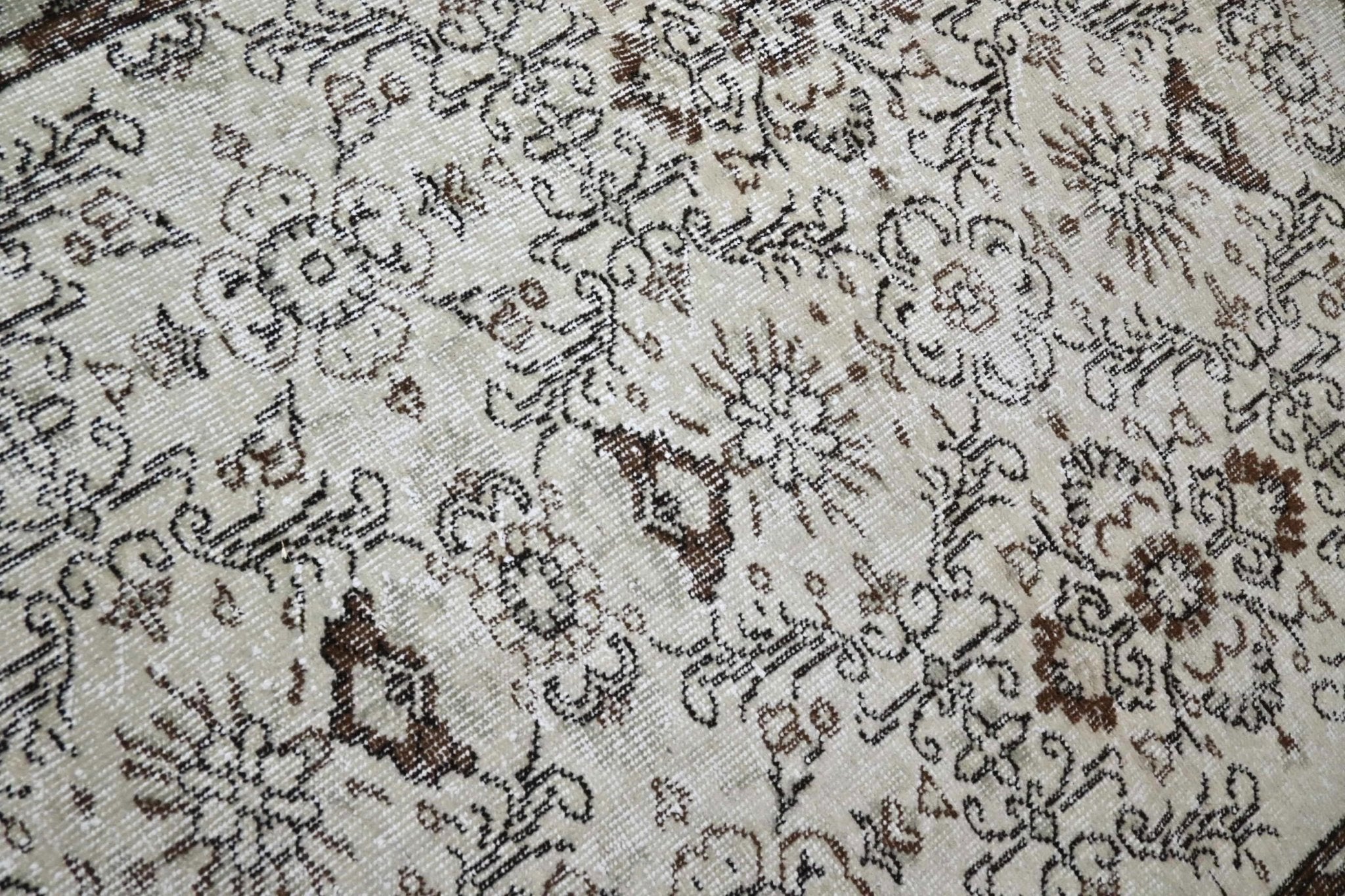 Grijs vintage vloerkleed - G466 - Lavinta