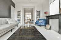 Grijs zwart vintage vloerkleed - E983 - Lavinta