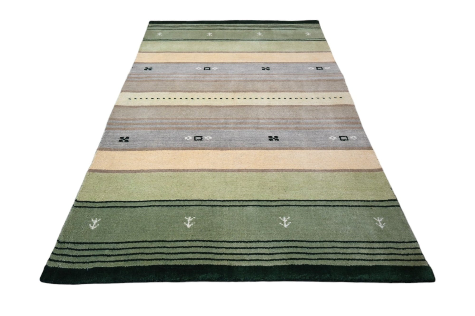 Striped Gabbeh rug - F322