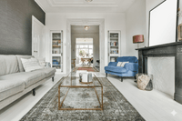 Groen grijs vintage vloerkleed - D316 - Lavinta