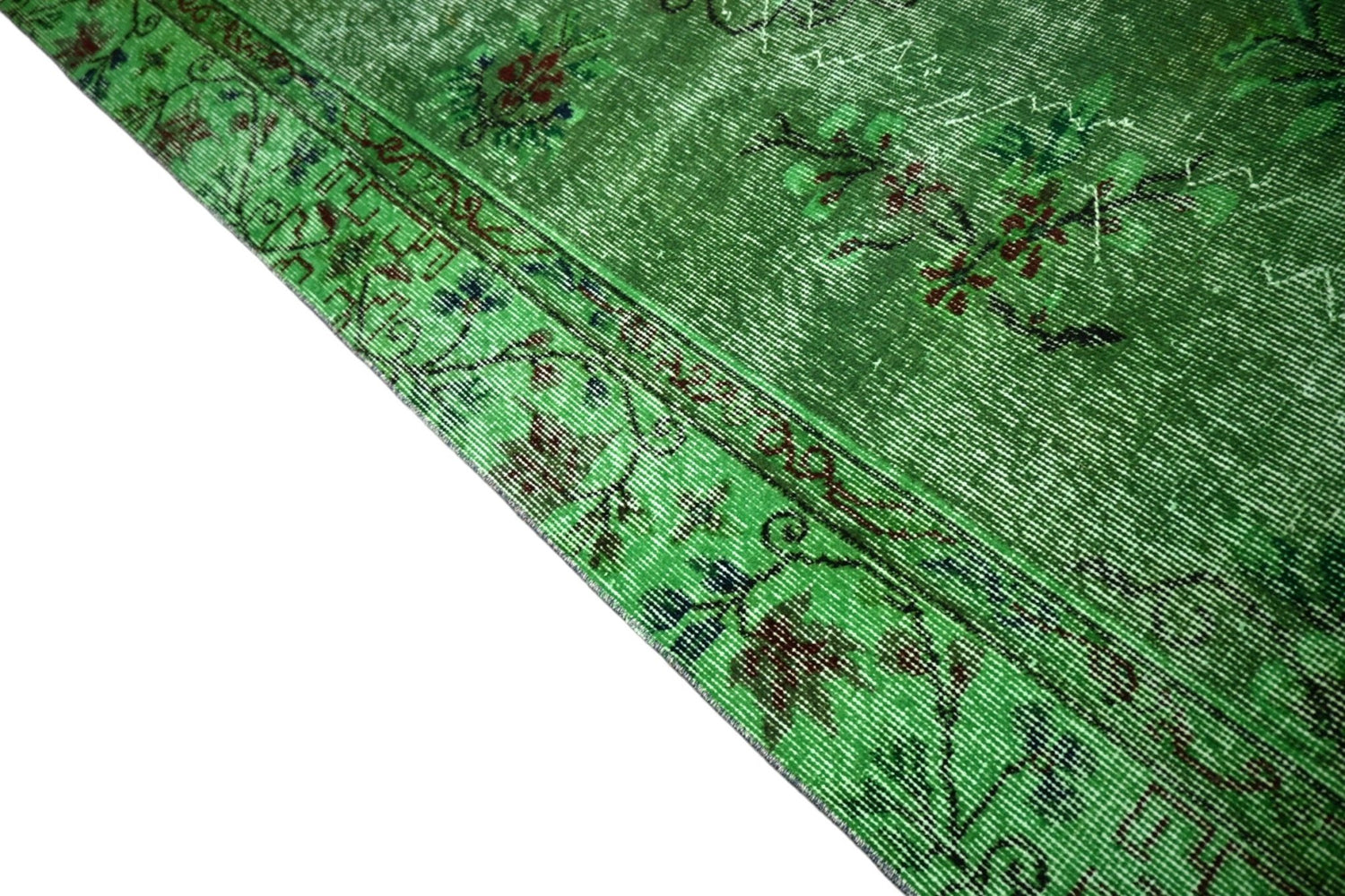 Groen vintage vloerkleed - E810 - Lavinta
