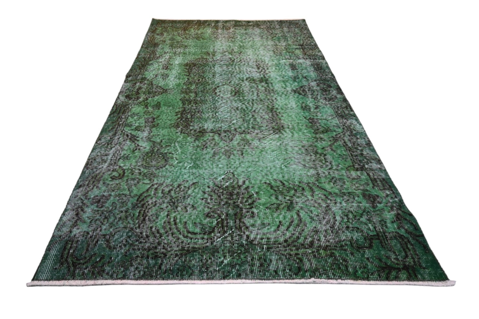 Green Vintage Rug - E849