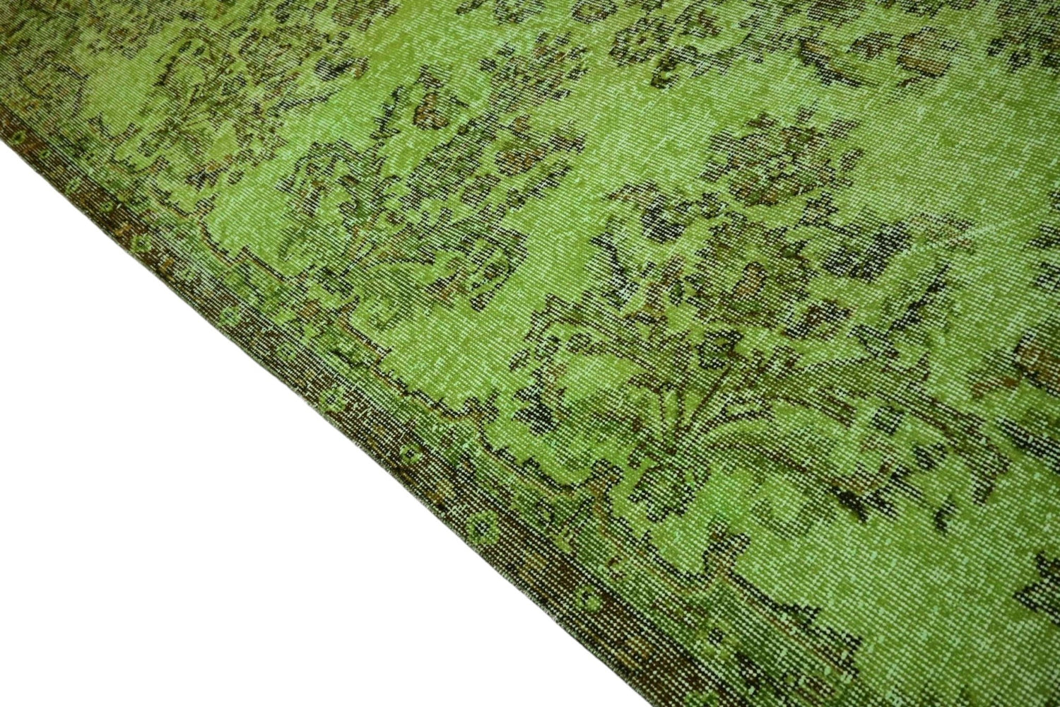 Groen vintage vloerkleed - F160 - Lavinta