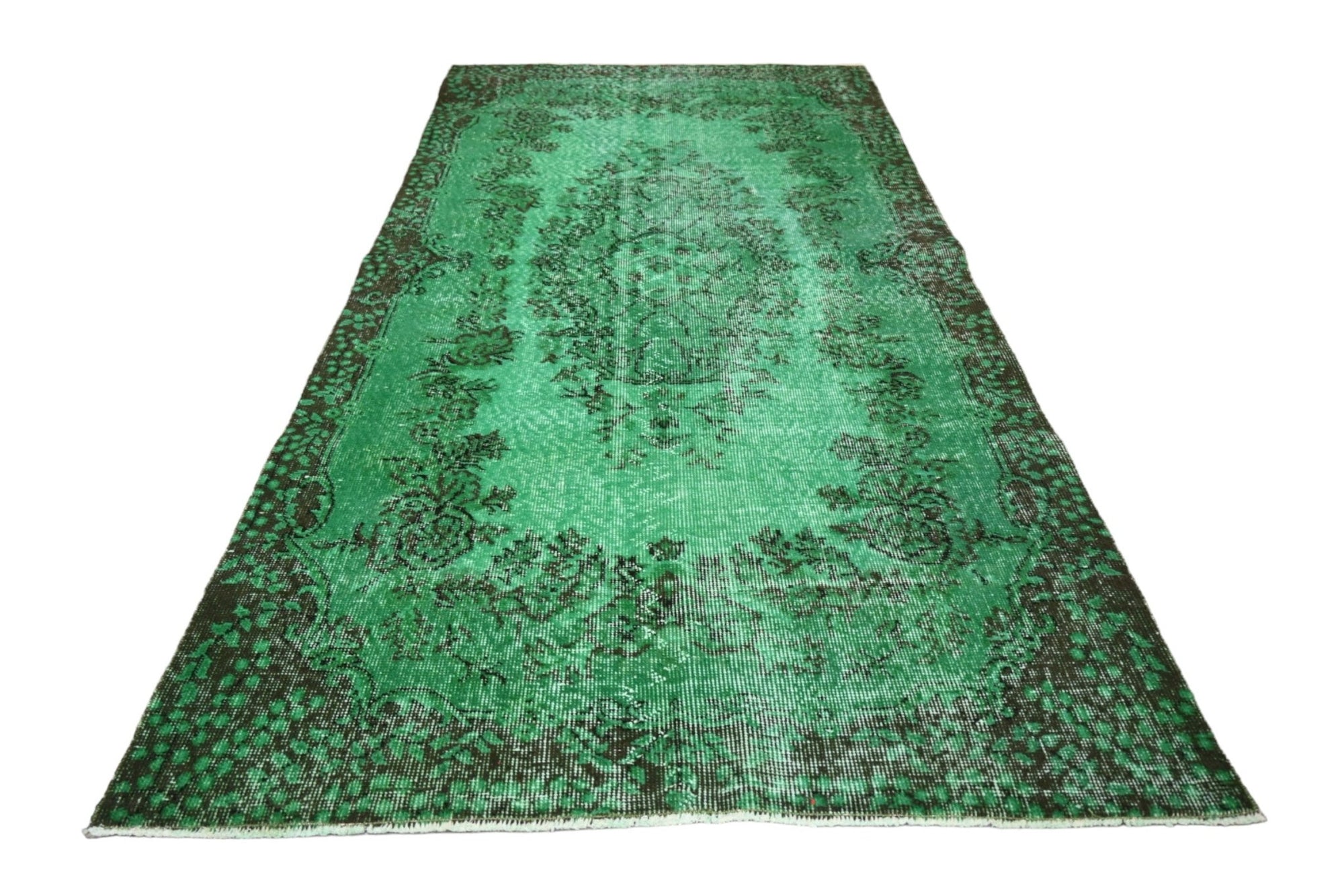 Green Vintage Rug - F275