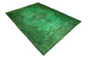 Groen vintage vloerkleed - F278 - Lavinta