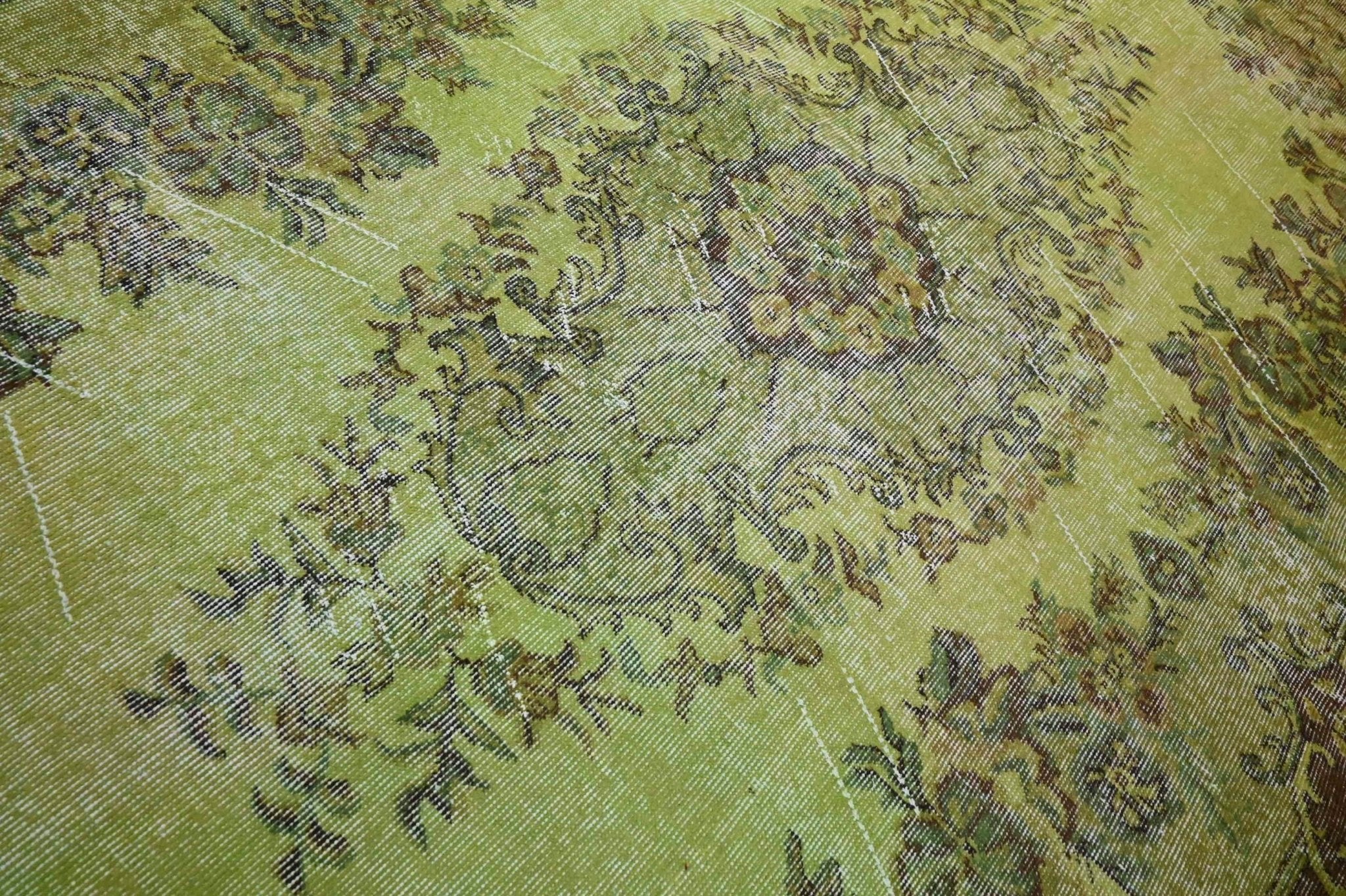 Groen vintage vloerkleed - F594 - Lavinta