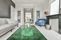 Groen vintage vloerkleed - F752 - Lavinta