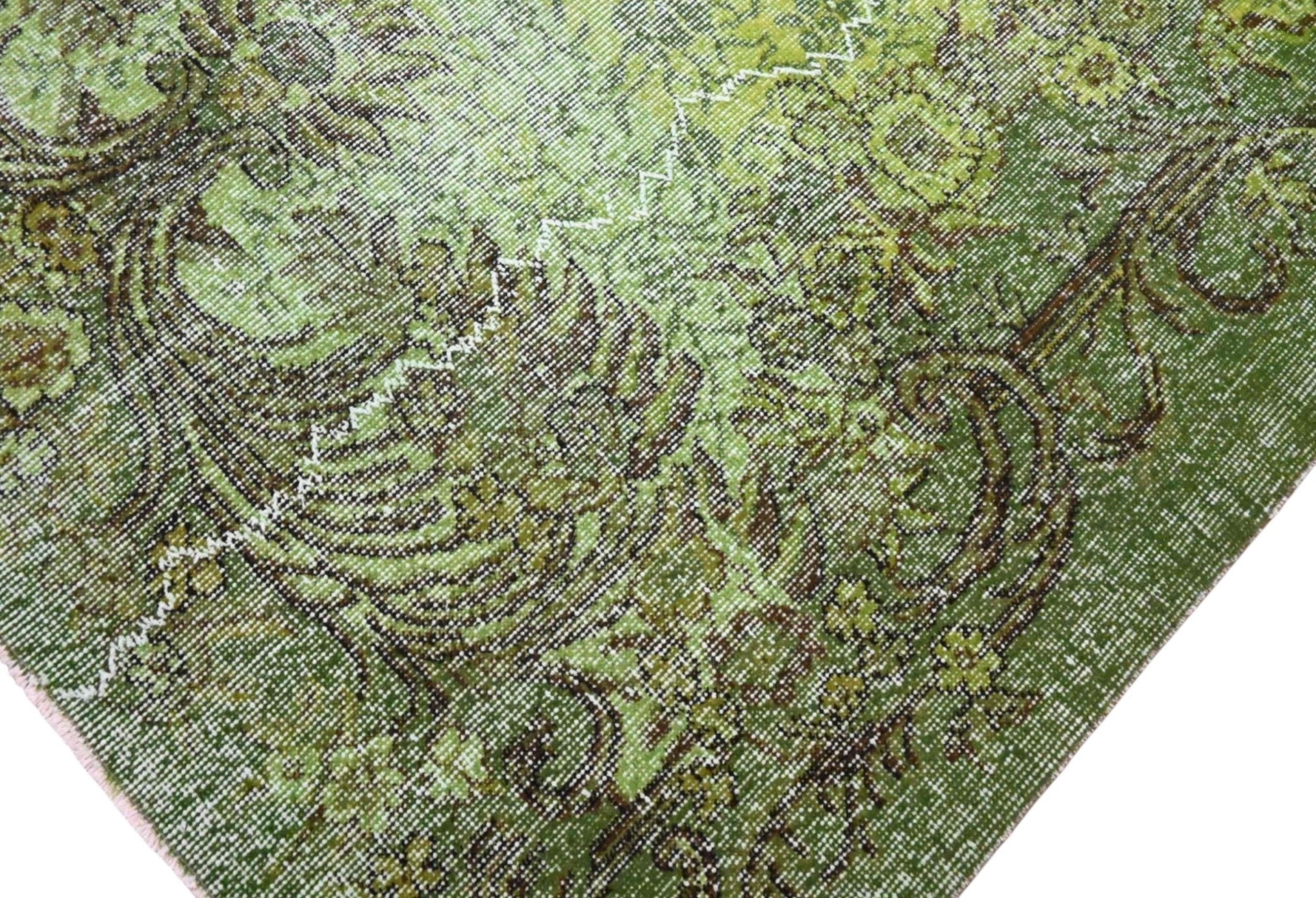 Groen vintage vloerkleed - F978 - Lavinta