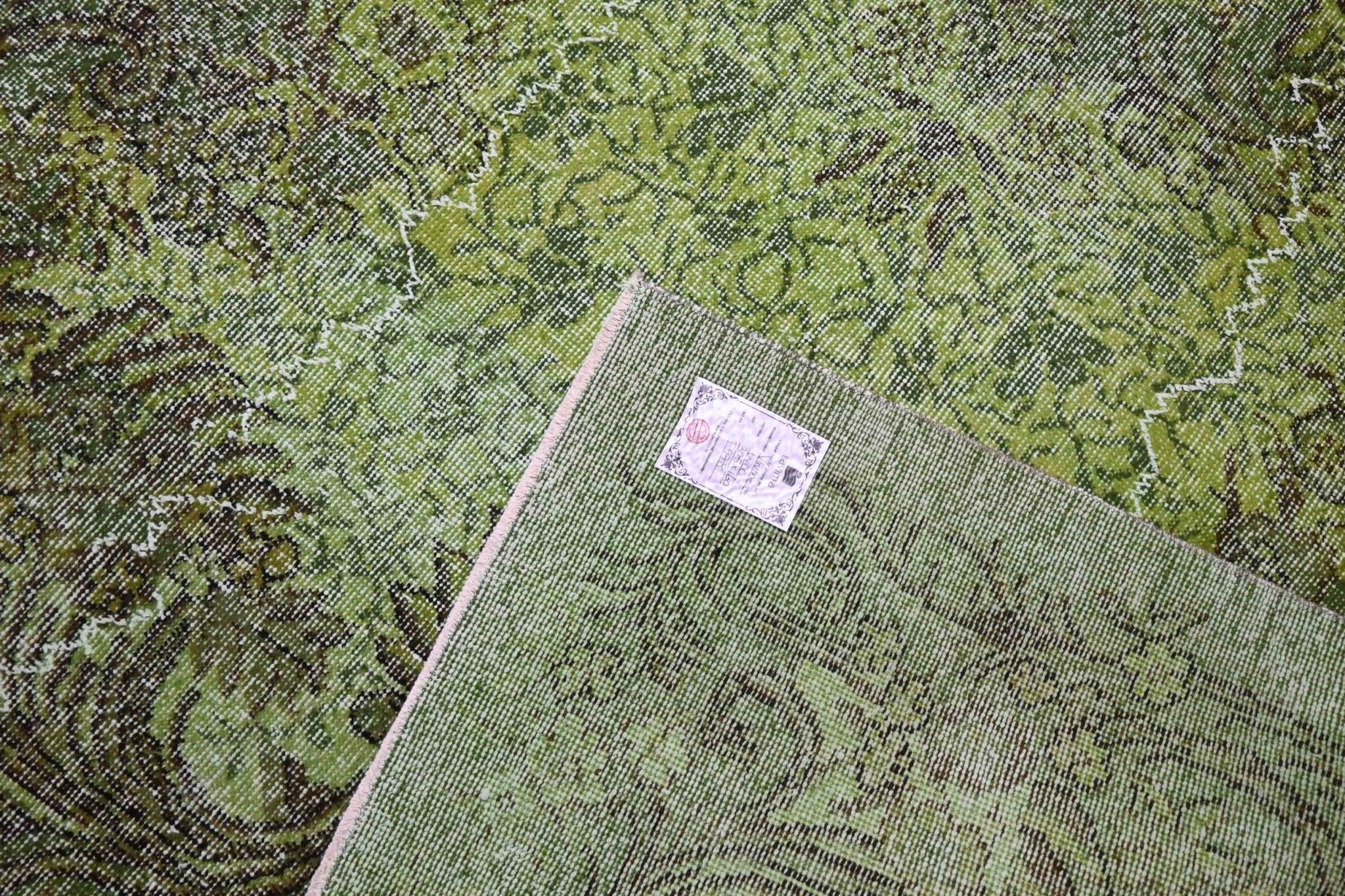 Groen vintage vloerkleed - F978 - Lavinta