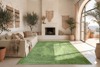 Groen vintage vloerkleed - G511 - Lavinta