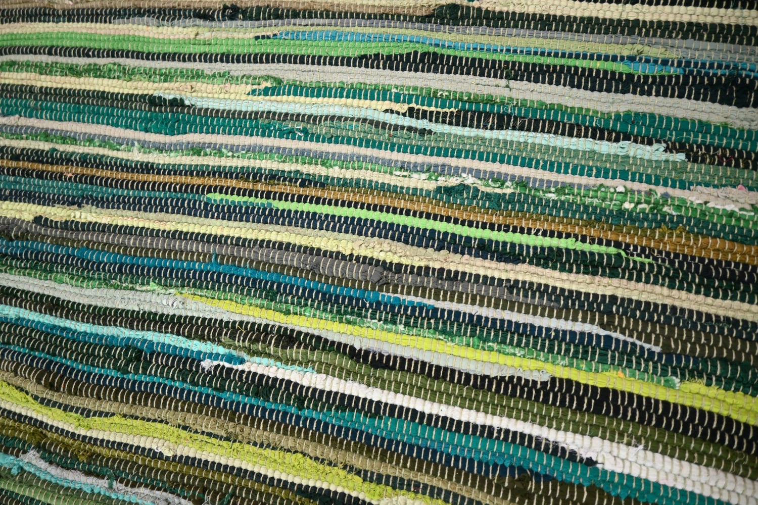 Groene Rag Rug - E936 - Lavinta