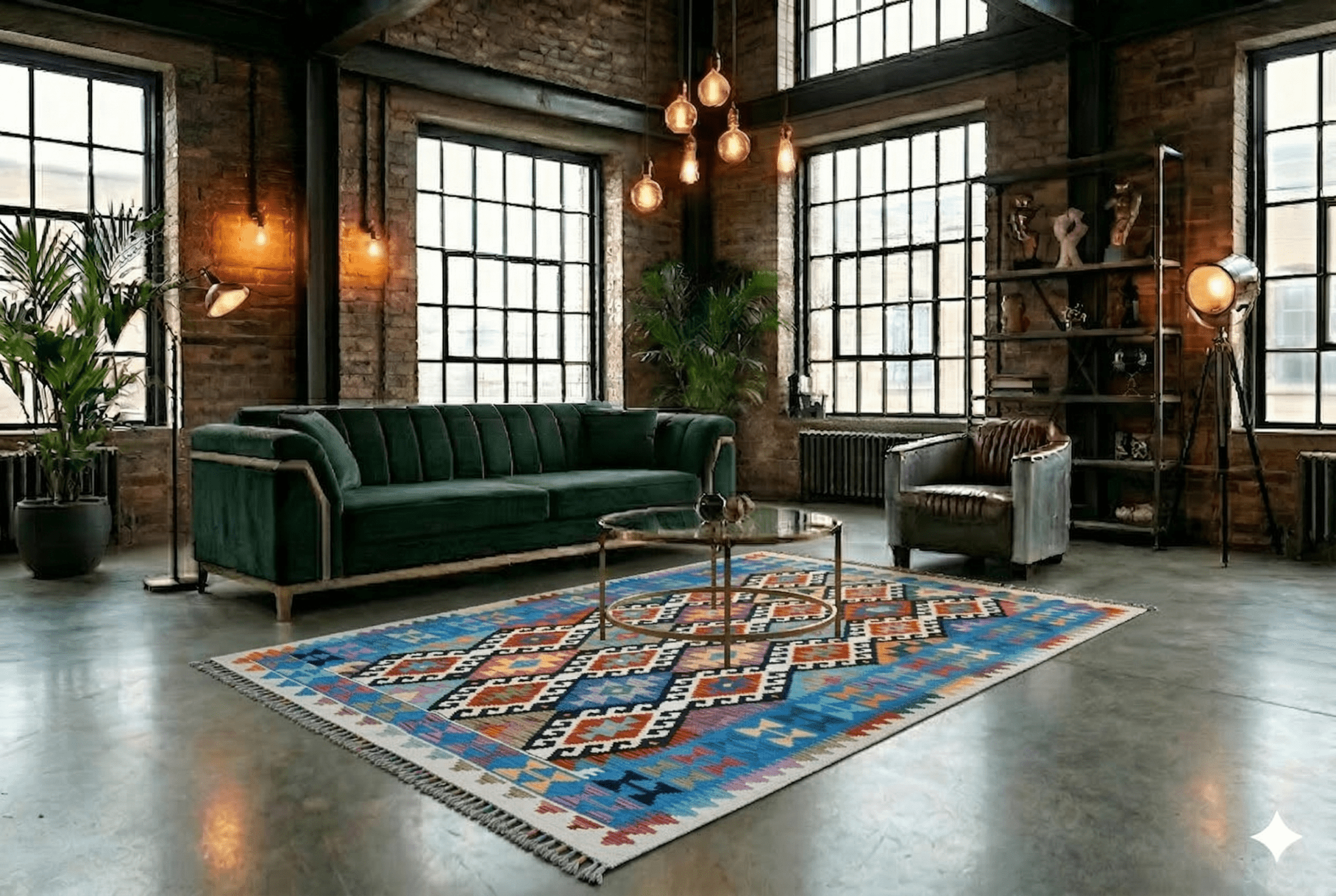 Inga | Kleurrijke kelim - Lavinta