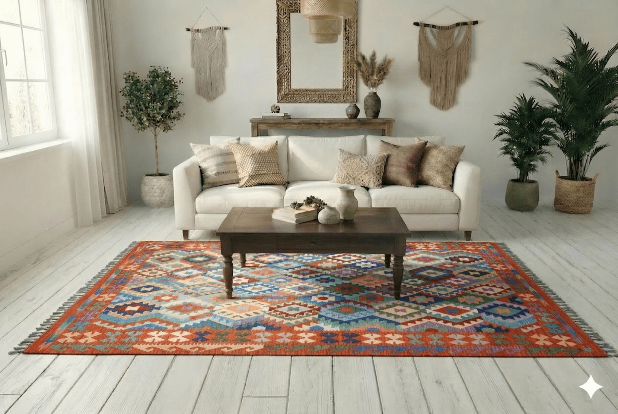 Jade | Kleurrijke kelim - Lavinta