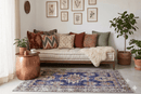 Klassiek blauw vintage vloerkleed - G544 - Lavinta