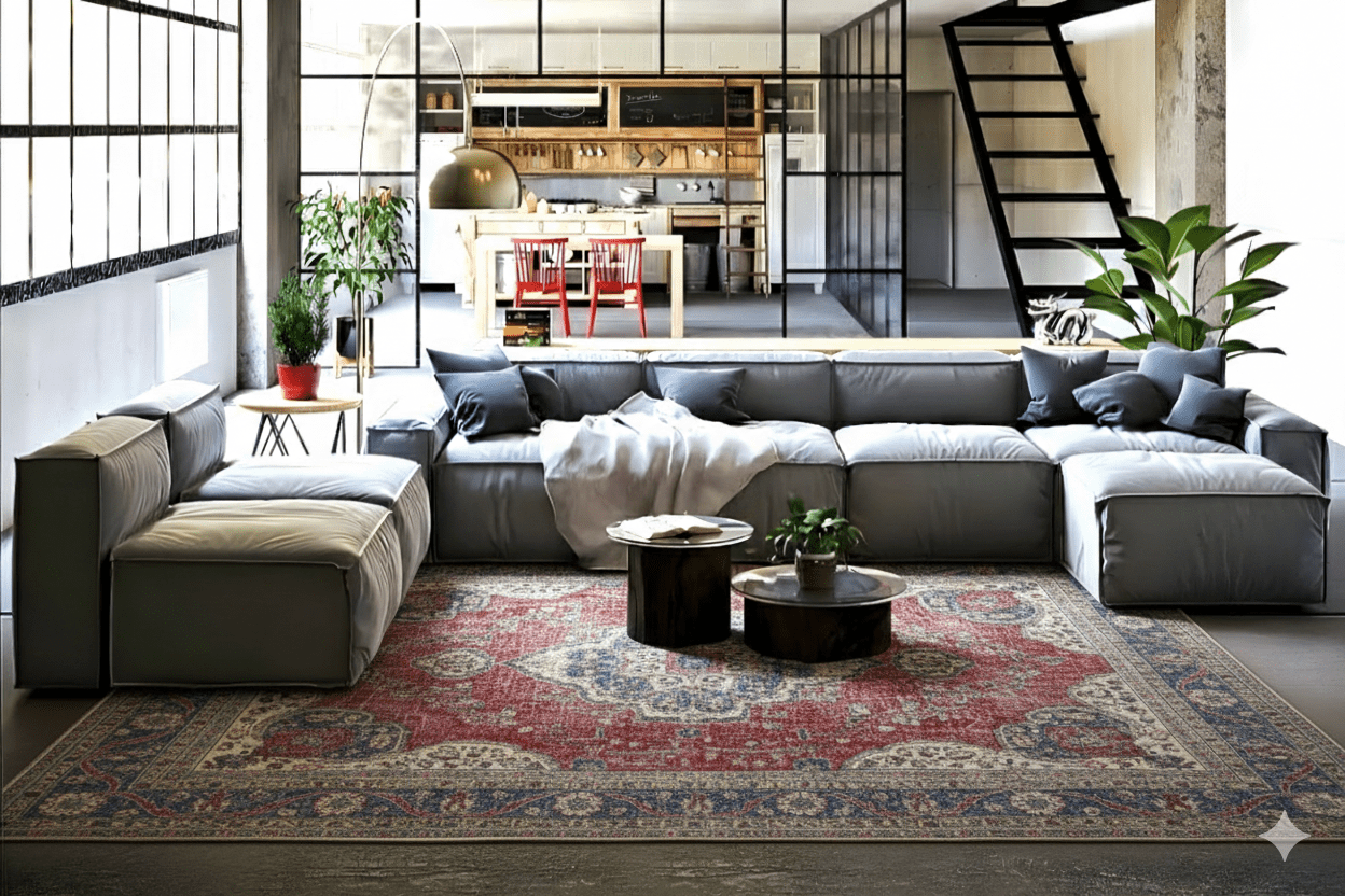 Klassiek vintage vloerkleed - F971 - Lavinta