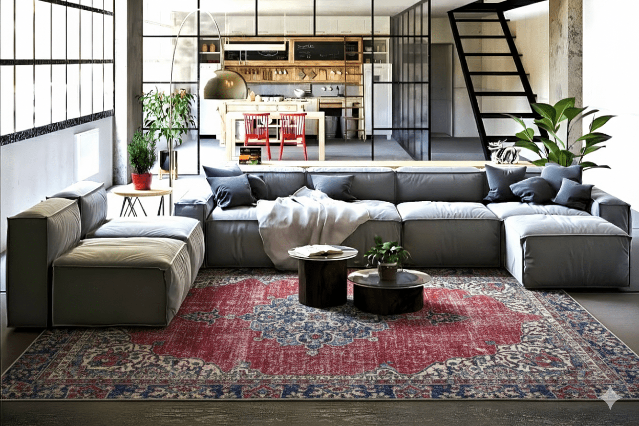 Klassiek vintage vloerkleed - F974