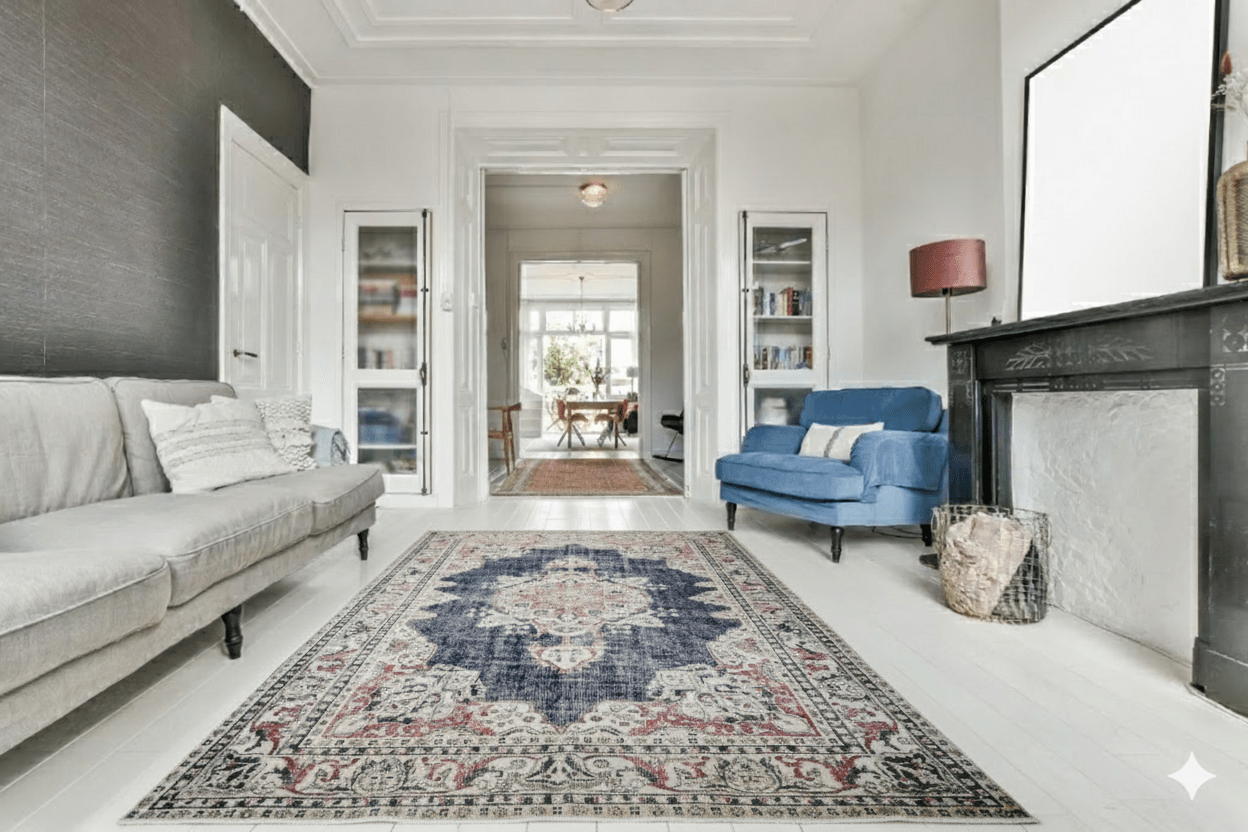 Klassiek vintage vloerkleed - F980 - Lavinta