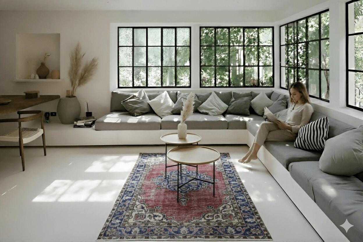 Klassiek vintage vloerkleed - F996