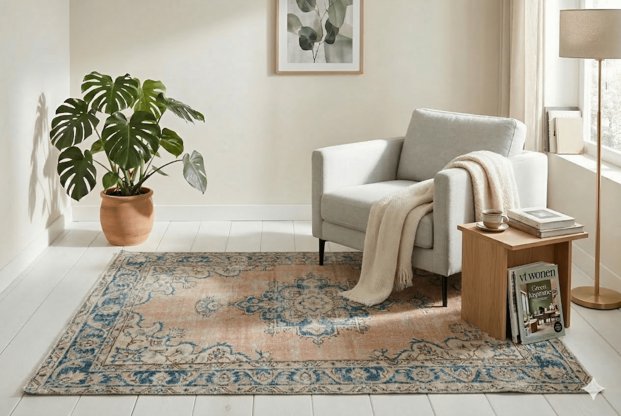 Klassiek vintage vloerkleed - G370 - Lavinta