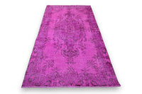 Levendig roze vintage kleed - G479 - Lavinta