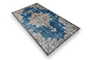Leyla | Blauw vintage vloerkleed - Lavinta