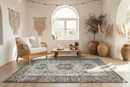 Charmant crème vintage vloerkleed 265x165 handgemaakt - G273