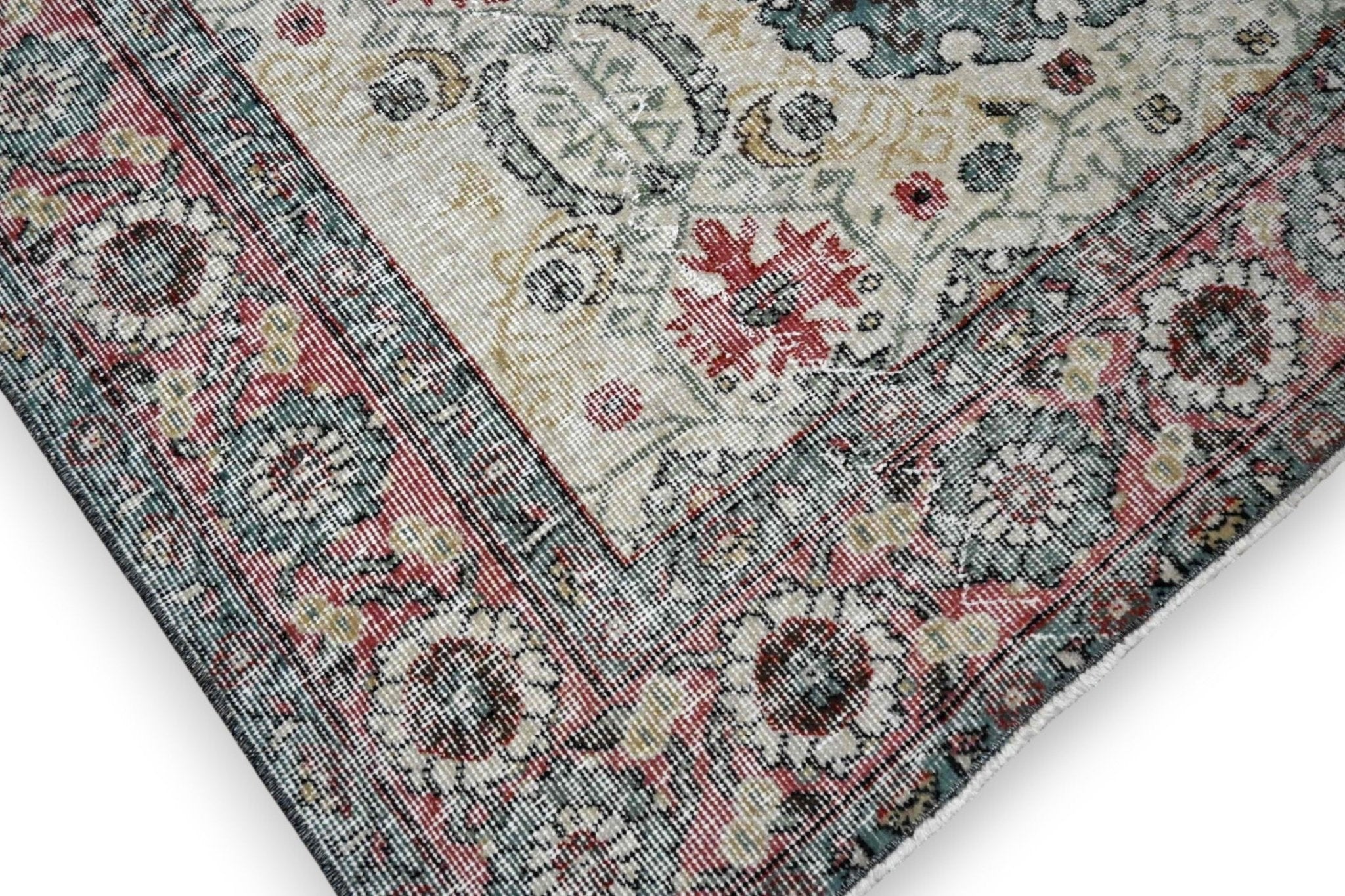 Licht vintage vloerkleed - G273 - Lavinta