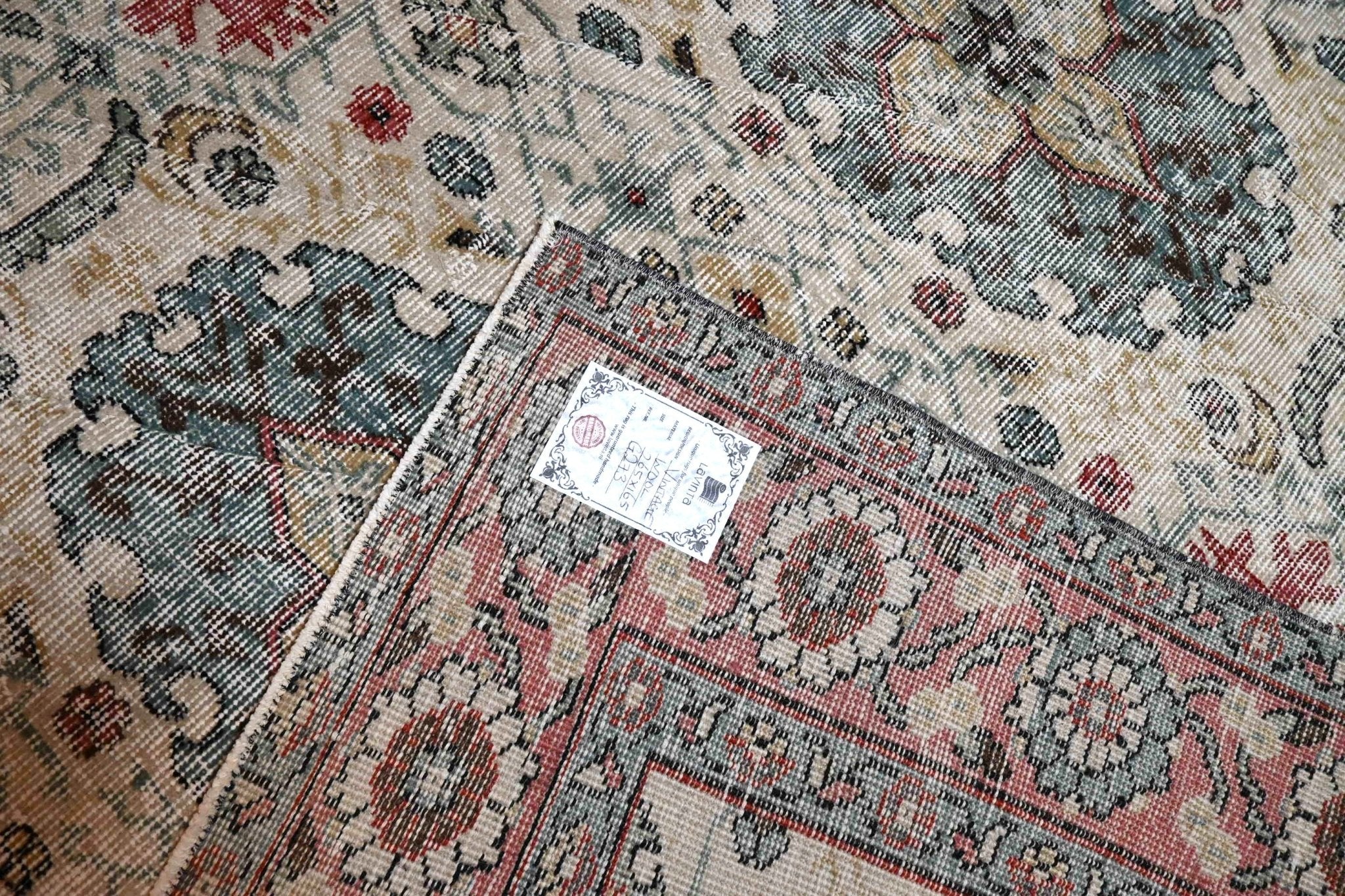 Licht vintage vloerkleed - G273 - Lavinta
