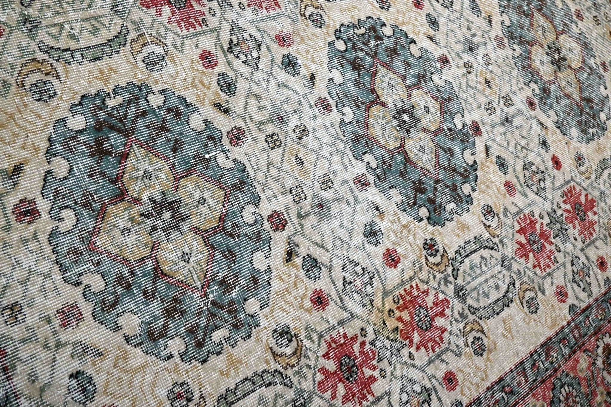 Licht vintage vloerkleed - G273 - Lavinta