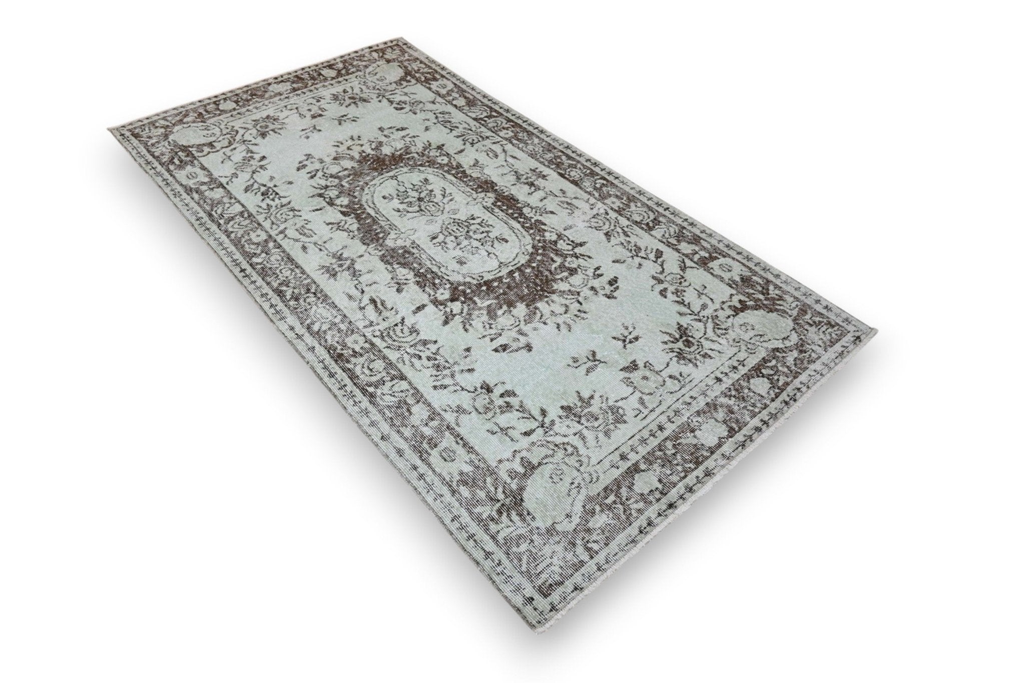 Licht vintage vloerkleed - G474 - Lavinta