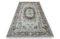 Licht vintage vloerkleed - G474 - Lavinta