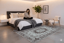 Licht vintage vloerkleed - G474 - Lavinta