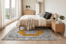 Licht vintage vloerkleed - G543 - Lavinta