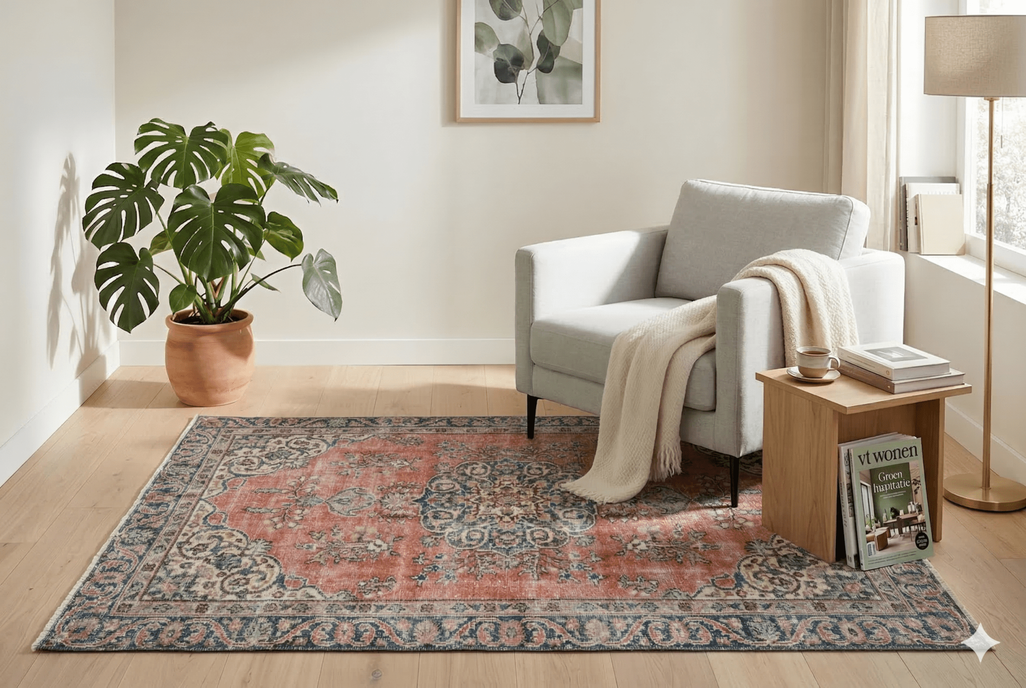 Luna | Klassiek vintage vloerkleed - Lavinta