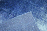 Luxe effen blauwe loper - G350 - Lavinta