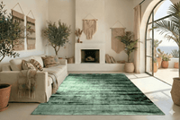 Luxe groen vloerkleed - G315 - Lavinta