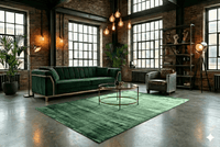 Luxe groen vloerkleed - G315 - Lavinta