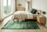 Luxe groen vloerkleed - G363 - Lavinta
