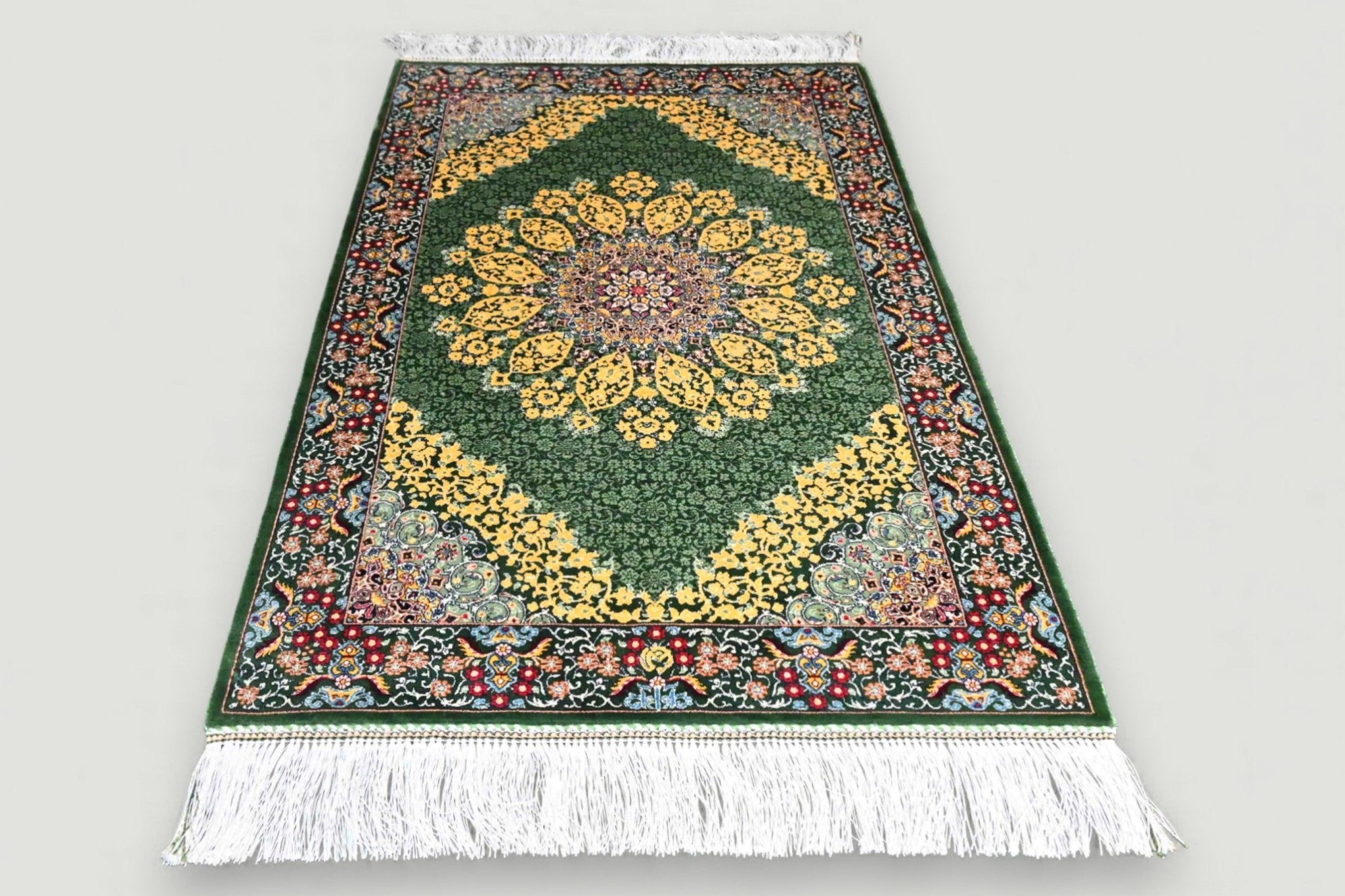 Luxe zijde decoratie kleed - G165