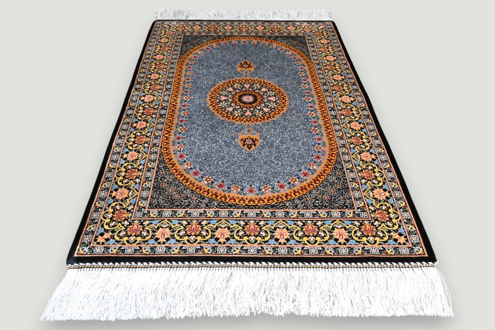 Luxe zijde decoratie kleed - G169