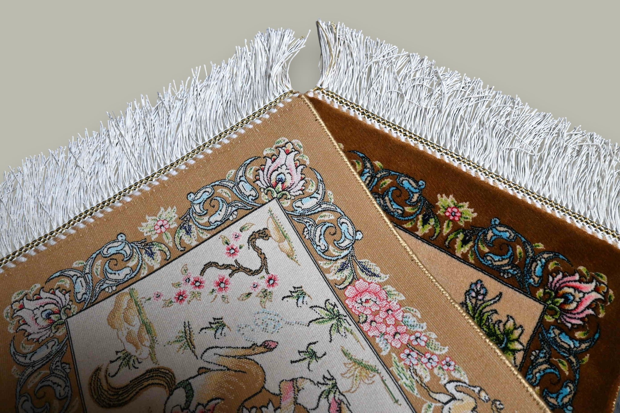Luxe zijde decoratie kleed - G222 - Lavinta