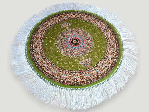 Luxe zijde decoratie kleed - G233