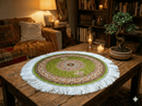 Luxe zijde decoratie kleed - G233 - Lavinta
