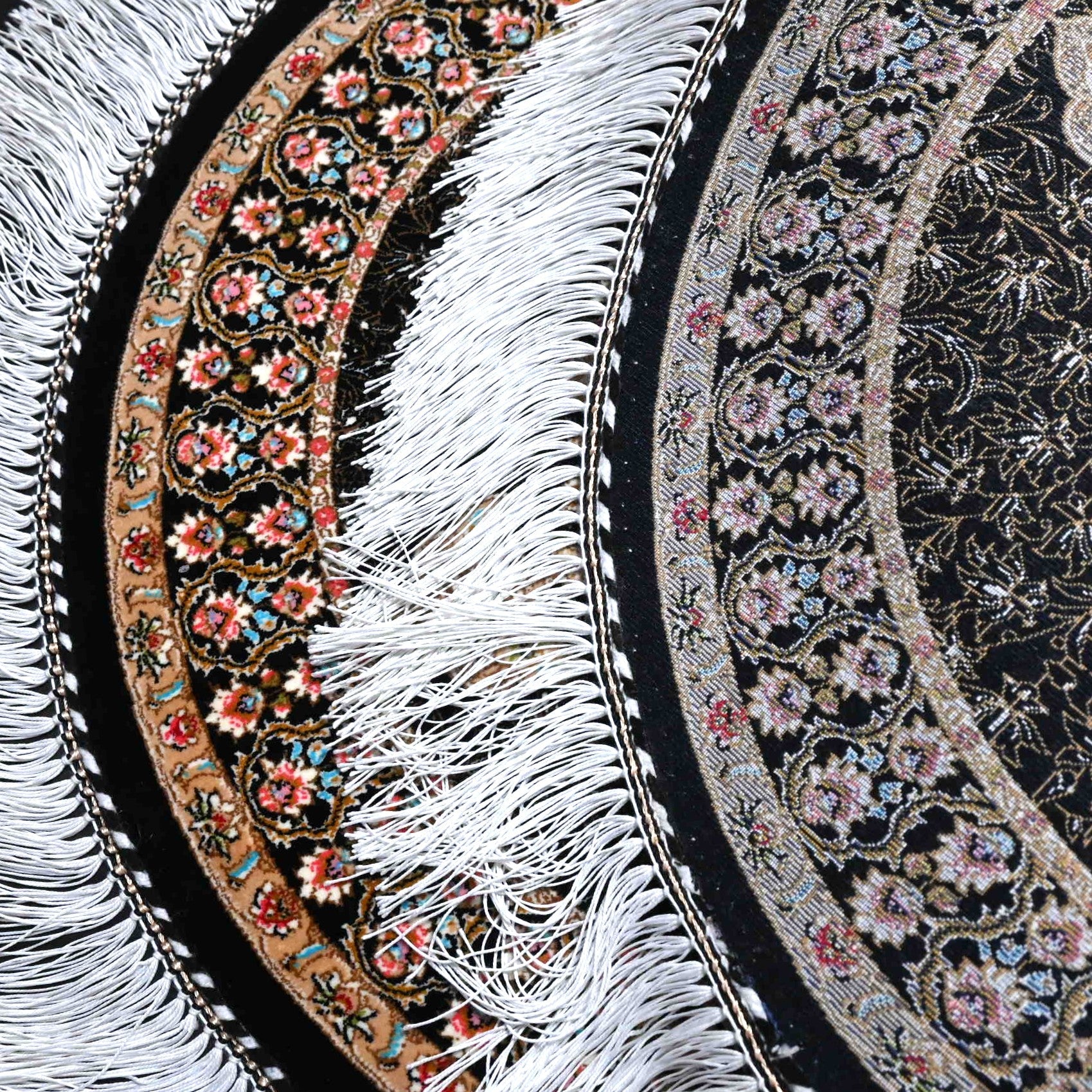 Luxe zijde decoratie kleed - G237 - Lavinta