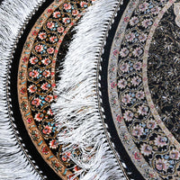 Luxe zijde decoratie kleed - G237 - Lavinta