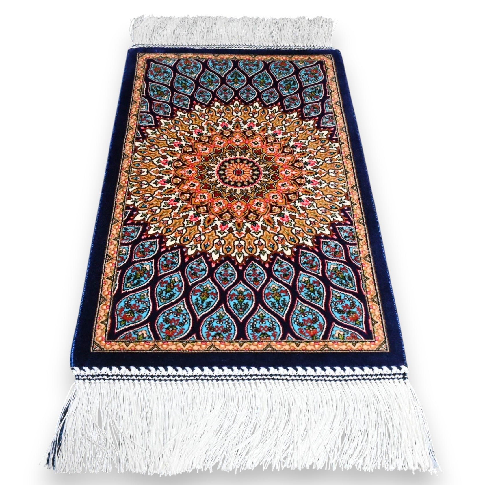 Luxe zijde decoratie kleed - G244