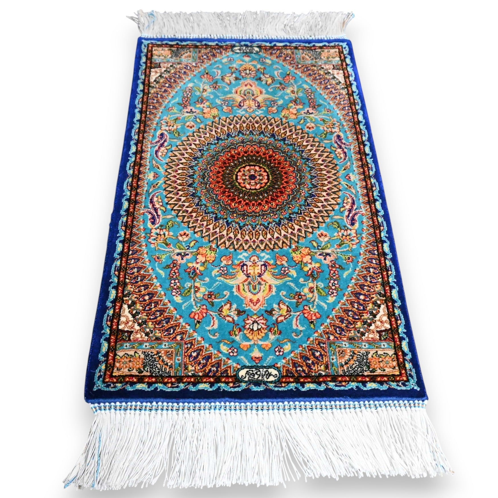 Luxe zijde decoratie kleed - G247