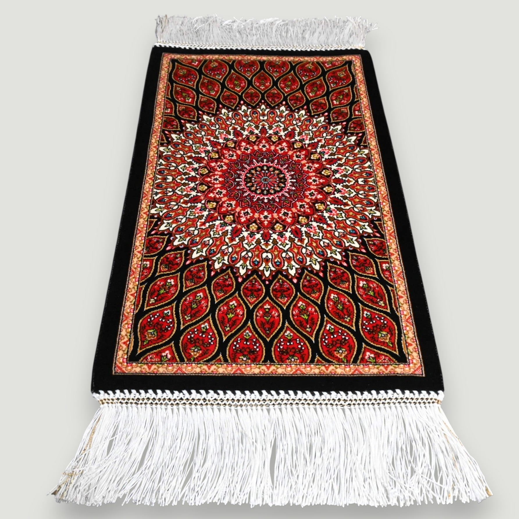 Luxe zijde decoratie kleed - G251